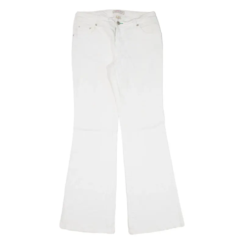 TOMMY JEANS Womens Jeans White Regular Flared W29 L30