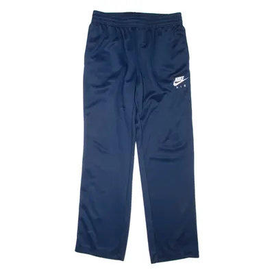 NIKE AIR Mens Track Pants Blue Straight L W32 L32