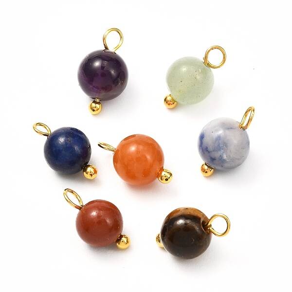 Natural Mixed Gemstone Charms