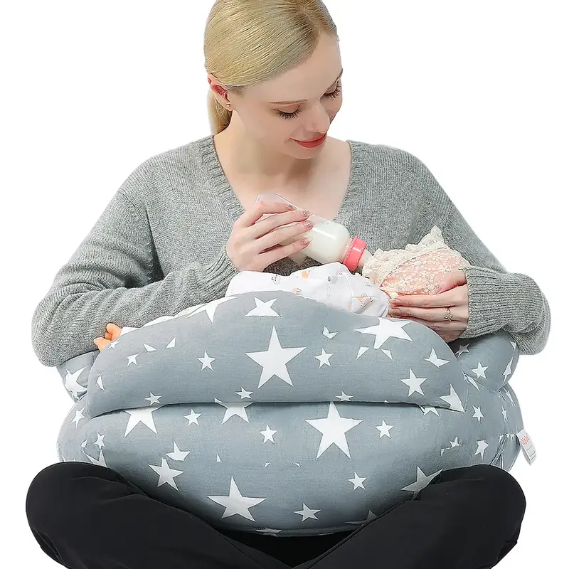 Chilling Home Nursing Pillow For Breastfeeding, Baby Nursing Pillow For Newborn, Nursing Essentials For Bottle And Breastfeed...