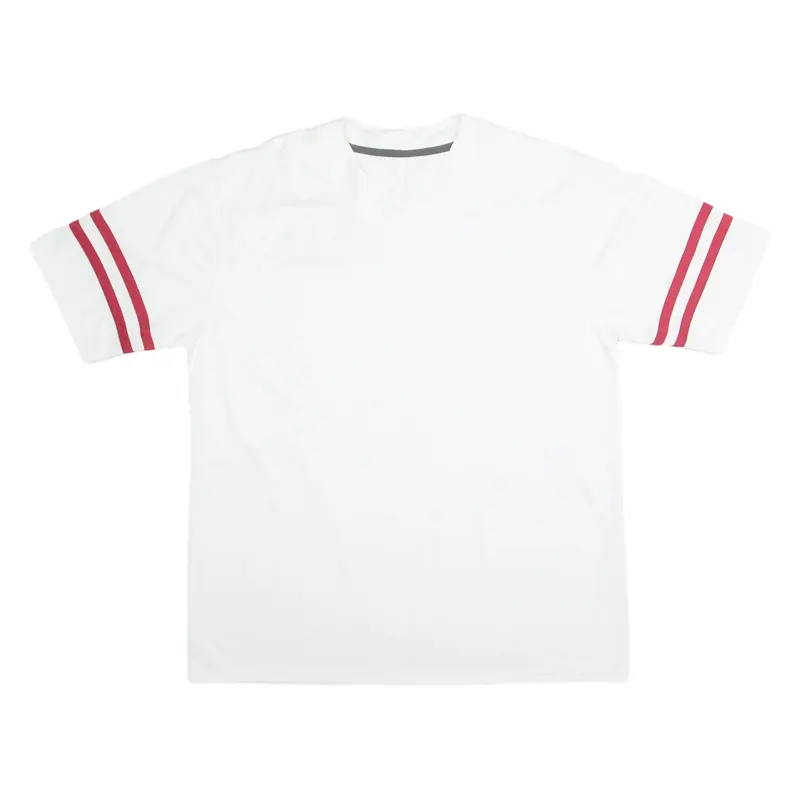 Cyril Hanouna Mens Jersey White V-Neck 2XL