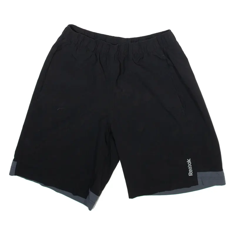 REEBOK Mens Casual Shorts Black S W24