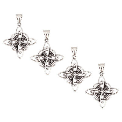 4Pcs 304 Stainless Steel Manual Polishing Pendants