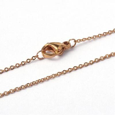 304 Stainless Steel Cable Chain Necklaces