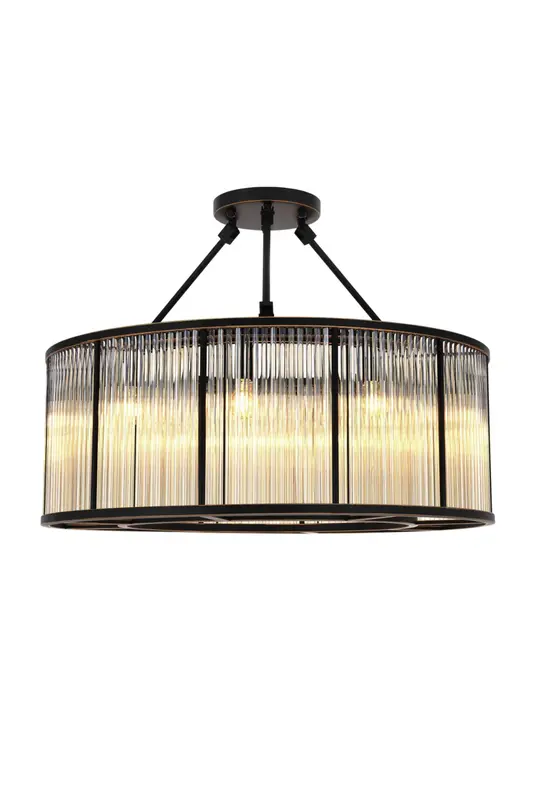 Glass Drum Ceiling Lamp | Eichholtz Bernardi