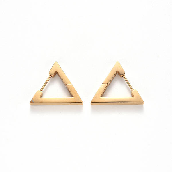 PVD Vacuum Plating 304 Stainless Steel Huggie Hoop Earrings