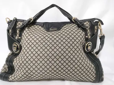 Pre-owned GUCCI PVC Shoulder Bags Diamante Crest 2way Shoulder Bag Tote Bag Tote Bag Tote Bag