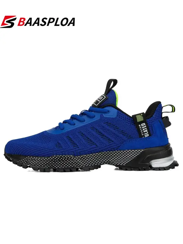 Men's Summer 2024 Letter Design Lightweight Mesh Running Shoes, Fashion Mesh Breathable Sports Shoes, Casual Comfortable Spor...