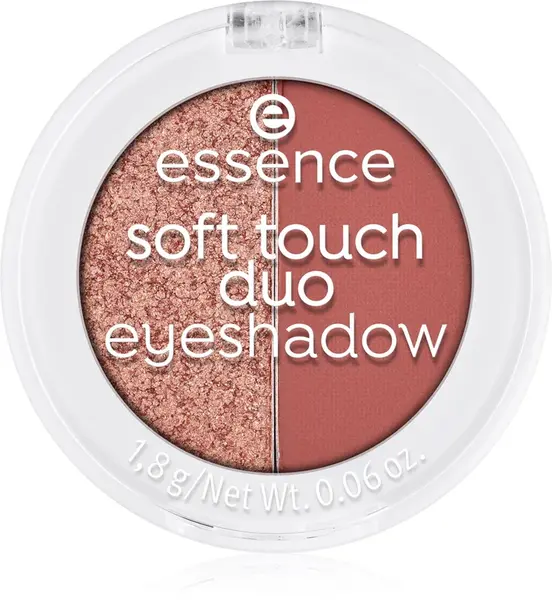 essence Soft Touch Duo eyeshadow color 01 Bronze Beauty 1 g