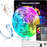 LED Lights for Bedroom 100FT (1 Rol), RGB LED Strip Lights with Music Sync Color Changing Effects, Remote and App Controlled ...