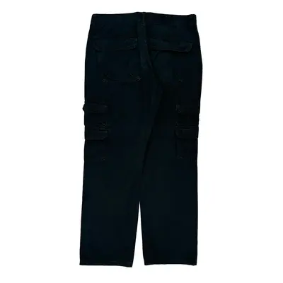 Wrangler Cargo Trousers - 35? Waist Black Cotton