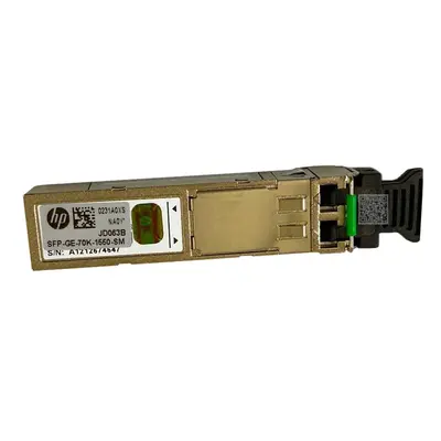 JD063-61001 HP X125 1Gb/s 1000Base-LH70 Single-Mode Fibre 1550nm 70km Duplex LC Connector SFP Transceiver Module