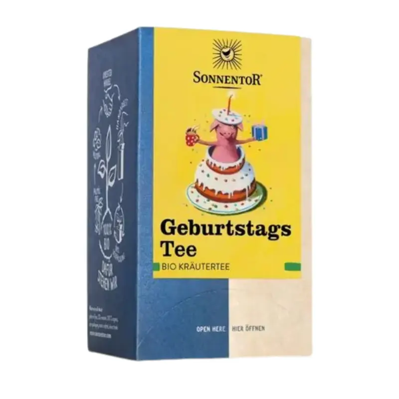 Sonnentor Birthday Tea, Tea Bags, 18 pieces