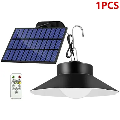Solar Lights Outdoor LED Lights for Summer Gift, 1 Count Waterproof Hanging LED Light with Remote Control, Solar Light Ootdoo...