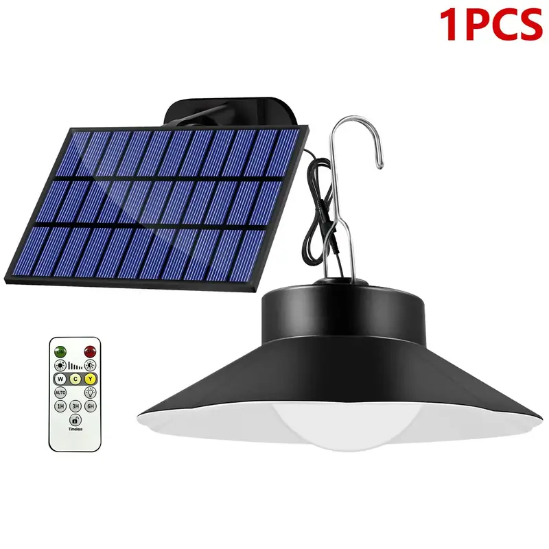 Solar Lights Outdoor LED Lights for Summer Gift, 1 Count Waterproof Hanging LED Light with Remote Control, Solar Light Ootdoo...