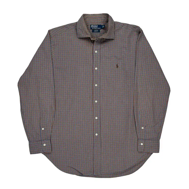 Stanton Polo By Ralph Lauren Checked Shirt - Large Multicoloured Cotton