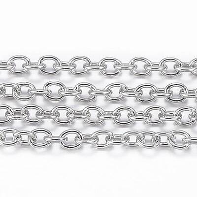 Tarnish Resistant 304 Stainless Steel Cable Chains