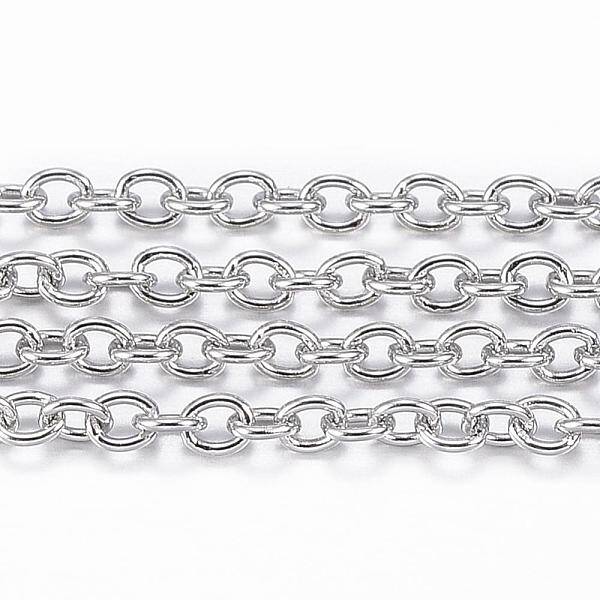 Tarnish Resistant 304 Stainless Steel Cable Chains
