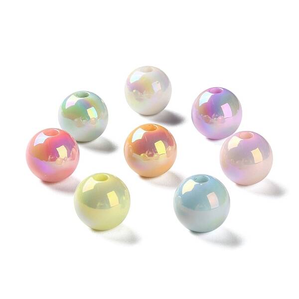 Opaque UV Plating Acrylic Beads