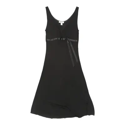 Cheap & Chic Moschino Midi Dress - Medium Black Viscose | Size: medium