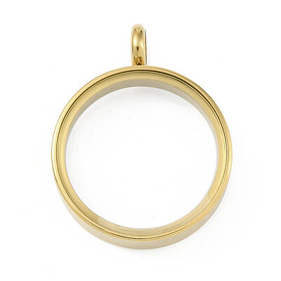 Ion Plating(IP) 304 Stainless Stee Locket Pendants