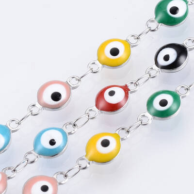 304 Stainless Steel Enamel Link Chains