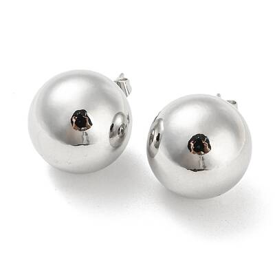 Brass Stud Earrings
