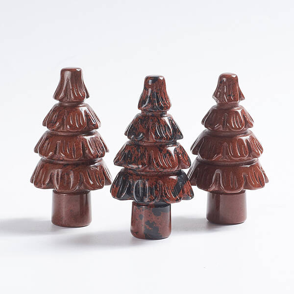 Natural Mahogany Obsidian Display Decorations