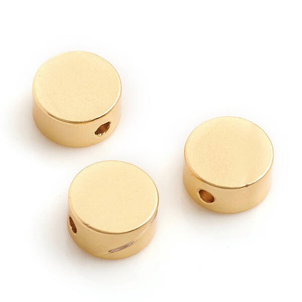 Matte Style Brass Beads