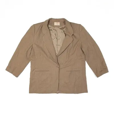 PENDLETON Jacket Beige 70s Wool Blazer Womens L
