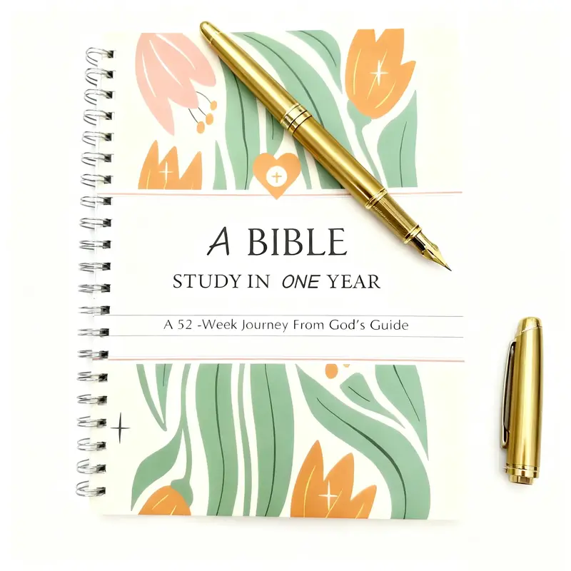 a bible study in one year: A 52-Week Study Through God’s Word, SpiraI Bible Study Guide, 52-Week Women’s Bible Study Plan...