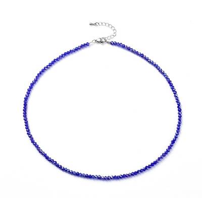 Faceted Glass Beaded Necklaces