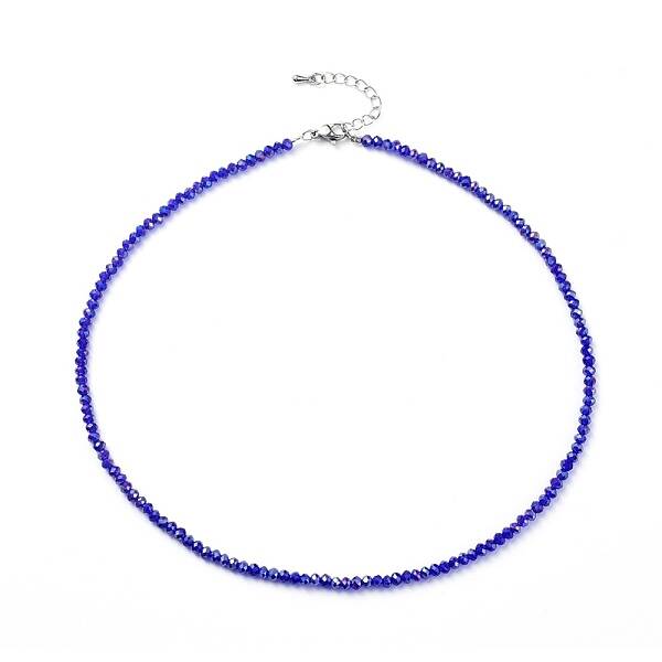 Faceted Glass Beaded Necklaces