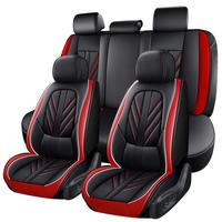 Universal for 5 Seats Full Set Car Seat Covers, Arespark Premium Waterproof PU Leather Cushion Protectors, 40/60 Split Front ...