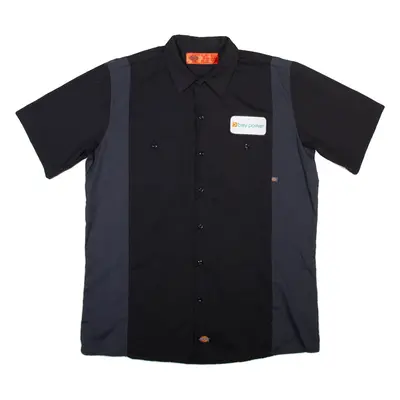 DICKIES Mens Worker Shirt Black L