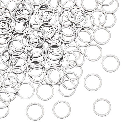 100Pcs 304 Stainless Steel Linking Ring