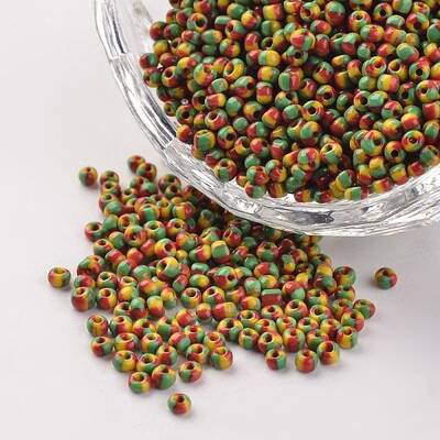 12/0 Opaque Colours Seep Glass Beads