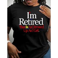 Plus Size Women's Graphic Tee - \