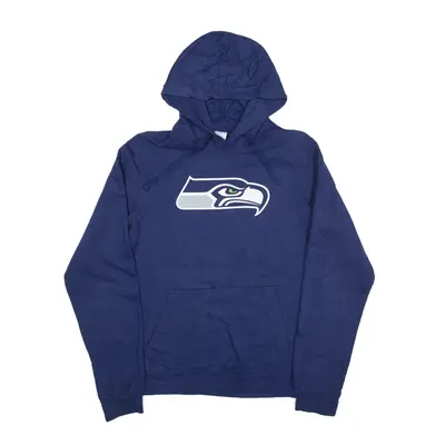 FANATICS Seattle Seahawks Hoodie Blue Pullover Mens S