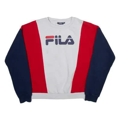 FILA Mens Sweatshirt White L