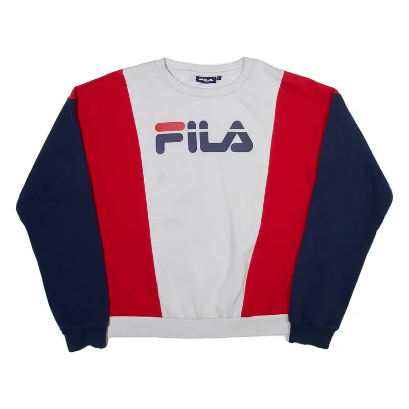 FILA Mens Sweatshirt White L