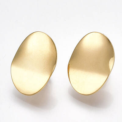 Brass Clip-on Earring Findings