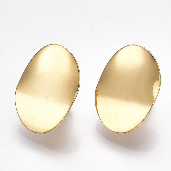 Brass Clip-on Earring Findings