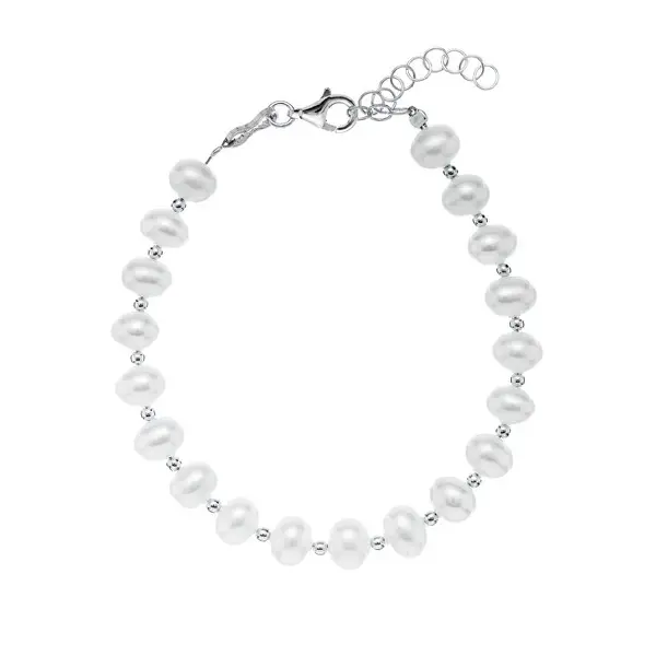 Alisia Charming Pearl Bracelet for Women AL3047-Silver