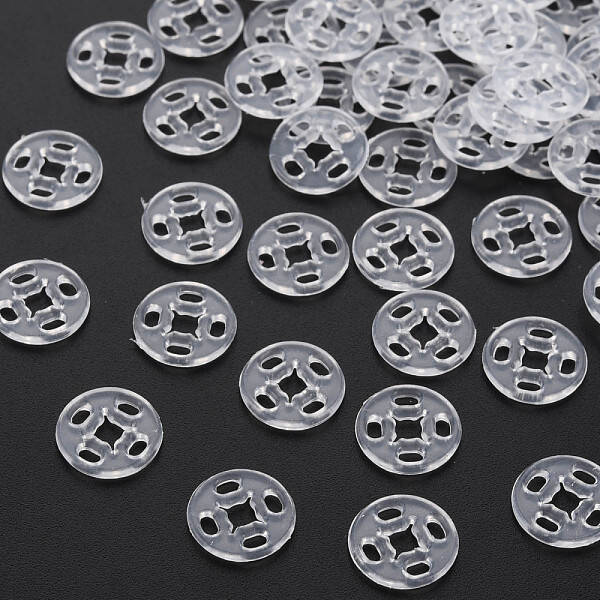 Transparent Resin Snap Fasteners