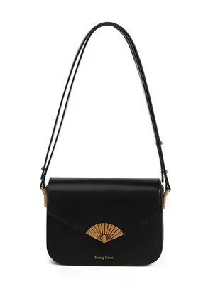 Smting leather mini flap bag