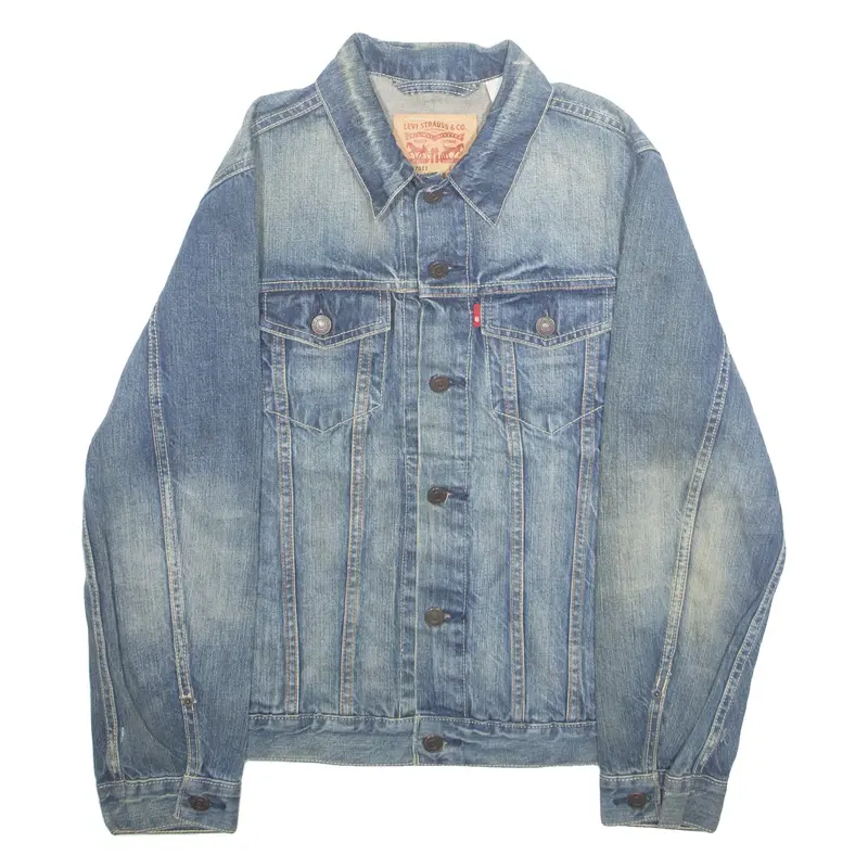 LEVI'S Womens Denim Jacket Blue L