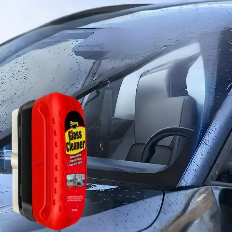 Car Windshield Cleaning Brush, Oil Film Remover, Strong Anti-fog & Rain Cleaning Agent, Car Cleaning & Care Fluids, Car Clean...