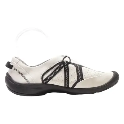 CLARKS Pump Shoes White Leather Womens UK 4.5