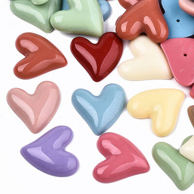 Opaque Resin Beads
